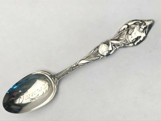 American Indian Sterling Silver Souvenir Spoon 5 7/8 ",  Denver
