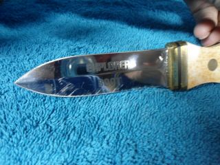 Vtg Explorer Boot Knife 21 - 296 Rare Find Made By Tak Fukuta with sheath RARE 2
