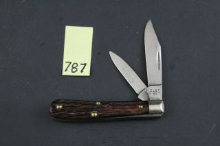 Case Xx 1940 - 1964 6229 1/2 Vintage Bone Tadpole Pocket Knife 787