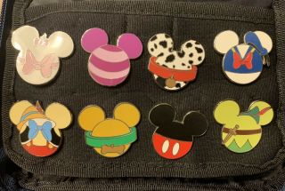 Disney Collectible Pin Pack Mickey Head Ears Mystery Bag Pins,  Set Of 14