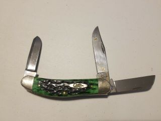 Case Xx Usa Tony Bose Tb6339 Ss Green Sowbelly Pocket Knife