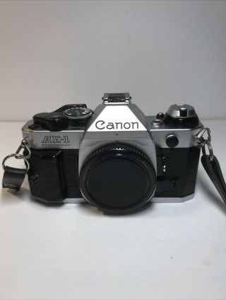 Vintage Canon Camera Ae - 1 Program 35mm Slr Body Only