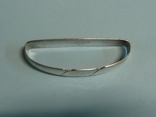 Randahl Shop Hand Wrought Sterling Silver Napkin Ring  Ruth  91 2