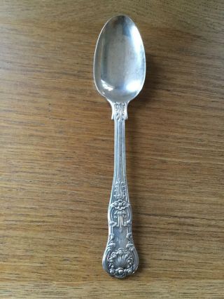 Antique Solid Silver Queens Pattern Tea Spoon London 1840