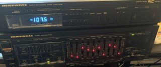 Marantz Vtg Combo Quartz Synthesized Stereo Tuner St150 & Stereo Amplifier Pm150