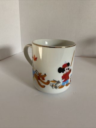 Vintage Disney On Parade Coffee Mug (disneyland / Walt Disney World) Japan
