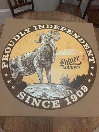 Shiner Bock Beer Sign