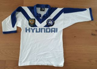 Vintage Mens Nrl Canterbury Bankstown Bulldogs Rugby Jersey Rl S M 1990s