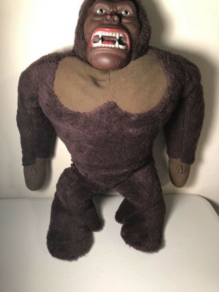 Vintage 1976 Mego King Kong 15 " Plush Doll Stuffed Gorilla Rko General Inc