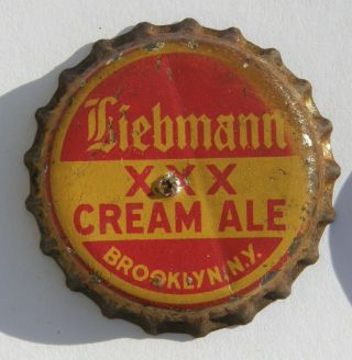 NY beer bottle caps,  Liebmann,  Jacob Ruppert,  Beverwyck,  and Fitzgerald Bros. 2