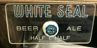 Vintage Tru Blue White Seal Half & Half Beer Sign Northampton Brewing Co Pa
