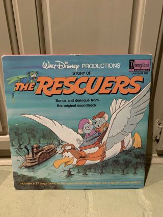 Walt Disney Record The Rescuers Disneyland Storyteller St - 3816 / Very Good Plus