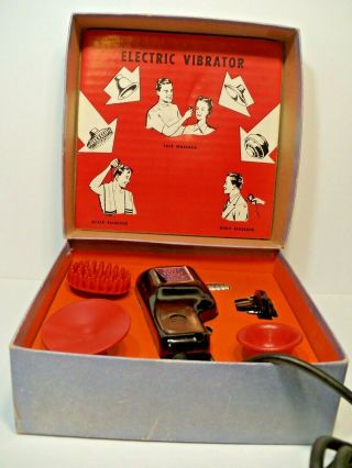 Vintage Wahl Chic Hand - E Electric Vibrator Massager Complete,