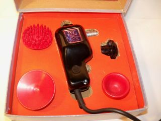 Vintage Wahl Chic Hand - E Electric Vibrator Massager Complete, 3