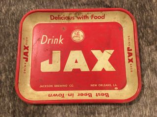 Jax Beer Tray Orleans Best Beer In Town Jackson Brewing Co.  1950s - Vintage