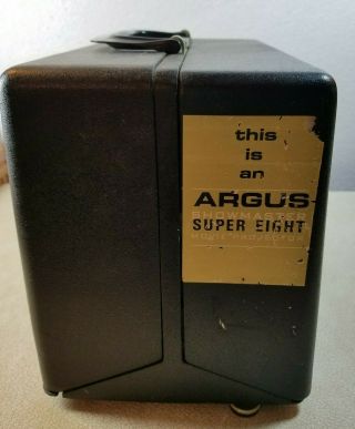 Vintage Argus Showmaster 870 Eight 8 Mm Film Movie Projector