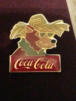 Gomer Coca Cola 15th Anniversary Pin Walt Disney Bear Country World Pin 1986