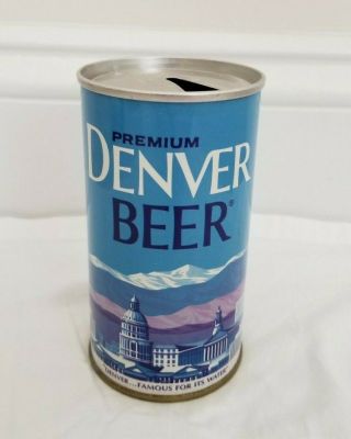 Premium Denver Beer Can By Tivoli Brewing Of Denver,  Co