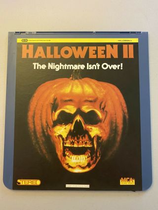 Vintage VideoDisc CED Halloween 2 II 3 III John Carpenter 1981 MCA 1983 Horror 2