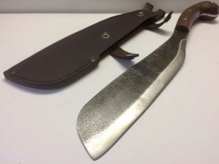 Condor Tool Knife Village Parang Machete 12 " Carbon Blade Walnut Handle