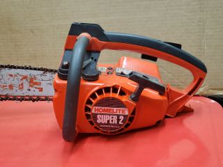 HOMELITE 2 VINTAGE COLLECTOR CHAINSAW & BAR - COMPLETE TURNS WS 248 3