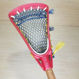 Vintage Brine Pl77 Wood Lacrosse Stick 54 "