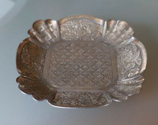 12/17 Victorian Aesthetic Movement Calling Card Tray For Newel Post Cap