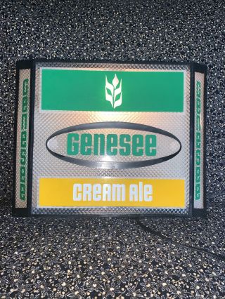 Vintage Genesee Cream Ale Beer Bar Light Sign