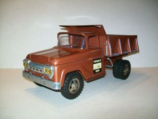 Vintage Pressed Steel Tonka Toys 1950 ' s - 1960 ' s Hydraulic Dump Truck - 2