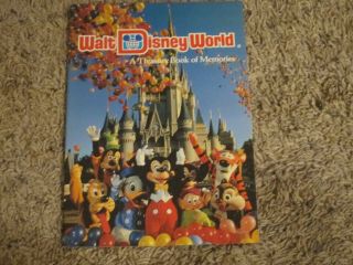 1989 Walt Disney World A Treasure Book Of Memories Ex