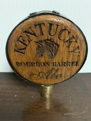 Rare Lexington Brewing Kentucky Bourbon Barrel Ale Beer Tap Handle Horse Head