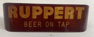 Vintage Jacob Ruppert Beer On Tap Sign - 1950 