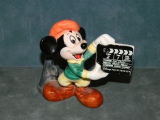 Disney Mgm Studios Director Mickey Ceramic Figure 1987