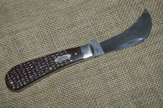Case Xx Hawkbill Pruner Knife 4 " Jigged Delrin Handles 61011 Ss 5 Dots Usa