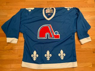 Quebec Nordiques Jersey Ccm Vintage Xl