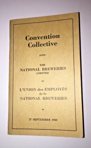 NATIONAL BREWERIES UNION BOSWELL DAWES DOW FRONTENAC BOOK 1948 BEER CANADA 2