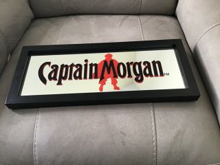 Beer Sign Captain Morgan Mirrored Sign Captain Morgan Rum