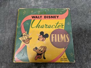 Vintage 8mm Walt Disney Character Films 1904m Mother Pluto