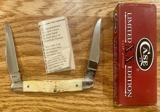 Case Xx Limited Edition Brnt White Muskrat Pocket Knife,  Item 07973