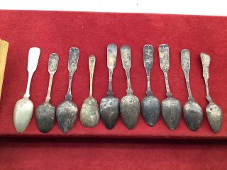 Vintage Spoons (possibly Sterling) Very Old