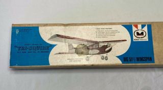 Vintage Midwest Tri Squire R/c Model Airplane Kit 51.  5 " Ws No.  106