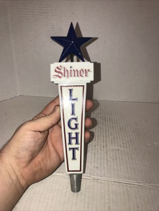 Vintage Shiner Light Beer Tap Handle Rare Beauty Shiner,  Texas Brewer 2