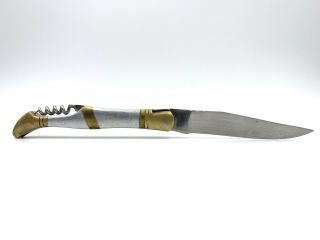 Laguiole Corkscrew Knife Aluminum Handle Folding Pocketknife 3