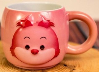 Disney Store Alice In Wonderland Cheshire Cat Tsum Tsum Coffee Cup Mug 16oz