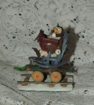 Winnie The Pooh Christmas Train Owl Car Pc.  Only.  Look (danbury)