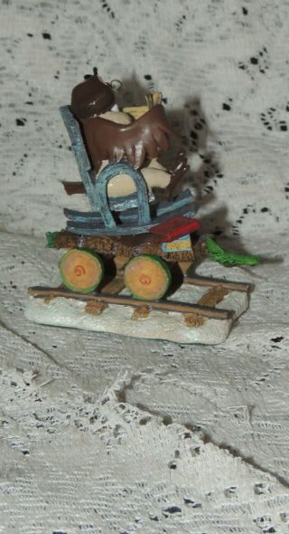 Winnie The Pooh Christmas Train Owl Car Pc.  Only.  LOOK (Danbury) 3