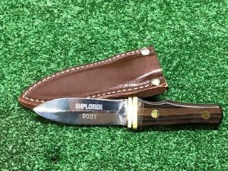 Explorer Boot Knife Sheath Belt Clip Japan 21 - 295 Rare Vintage Collectible
