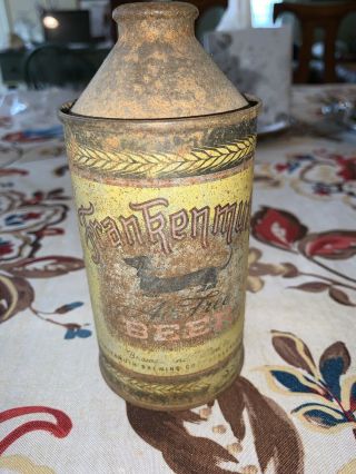 Frankenmuth Brewing Old English Brand Ale Cone Top Beer Can Rare Microbrew Mi