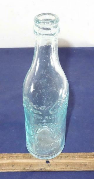 Vintage Straight Side Coca Cola Coke Bottle Weir & Markle Buffalo Ny Soda Pop