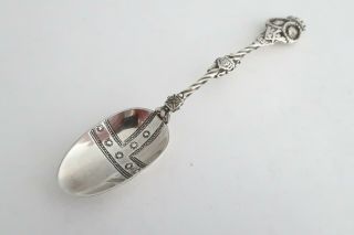 Scarce Antique Sterling Silver Spoon Queen Victoria Diamond Jubille 1897